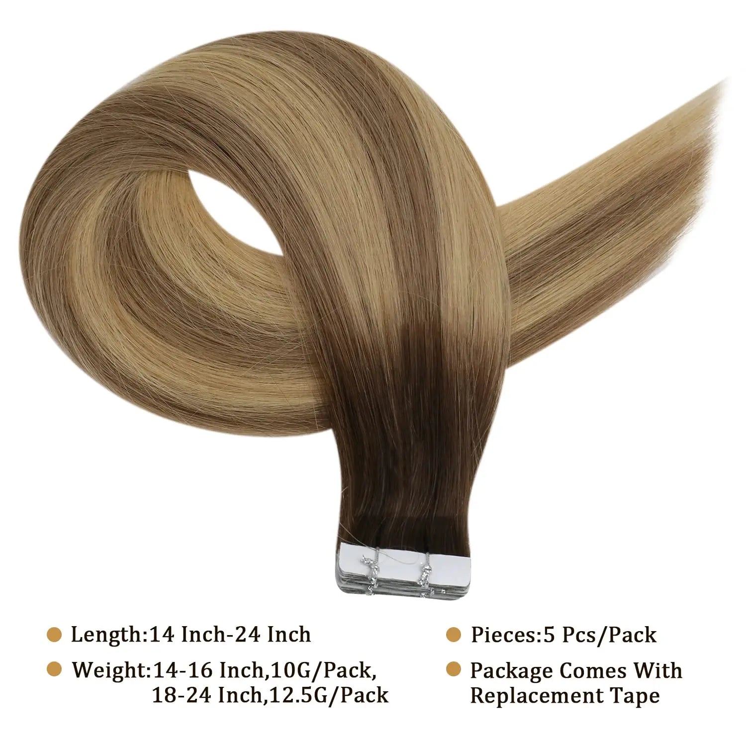 Full Shine Hair Injection Tape ins Hair Extension Human Hair Seamless Tape in Human Hair Extensions Invisible Hair Extensions