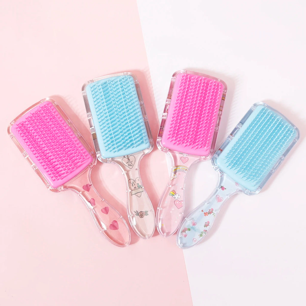 1piece of anti-static massage airbag straight curly hair comb dual-purpose portable hair styling tool Special for real hair wigs