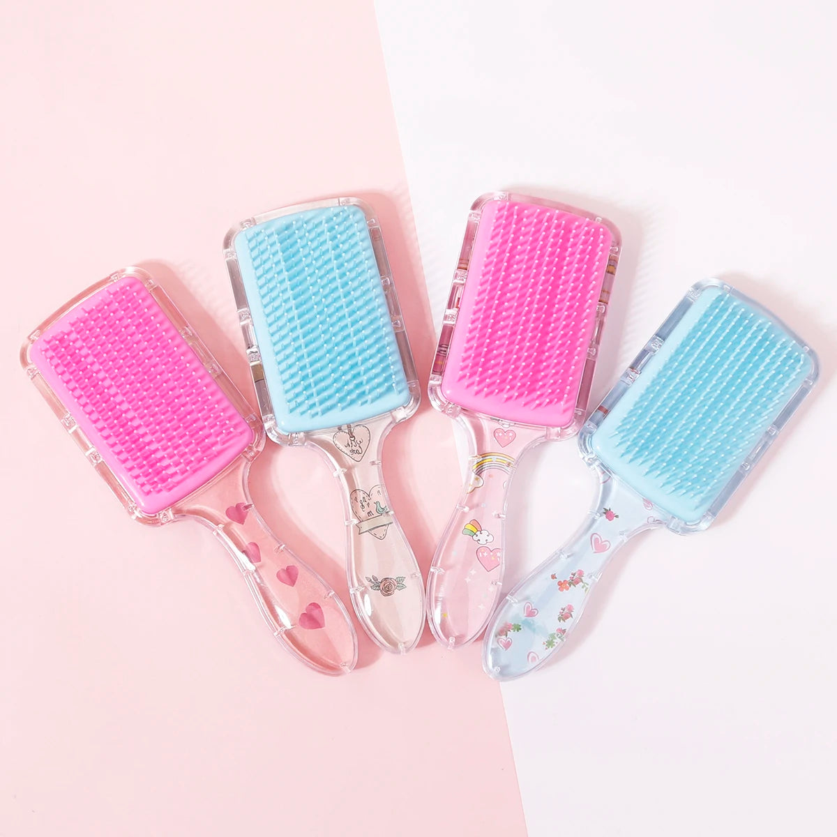 1piece of anti-static massage airbag straight curly hair comb dual-purpose portable hair styling tool Special for real hair wigs