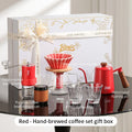 Bincoo Hand Brewed Coffee Pot，Ceramics Filter Cup， Sharing Pot，Hand Brewed Coffee Gift Box Set，Home Barista Kitchen Accessories