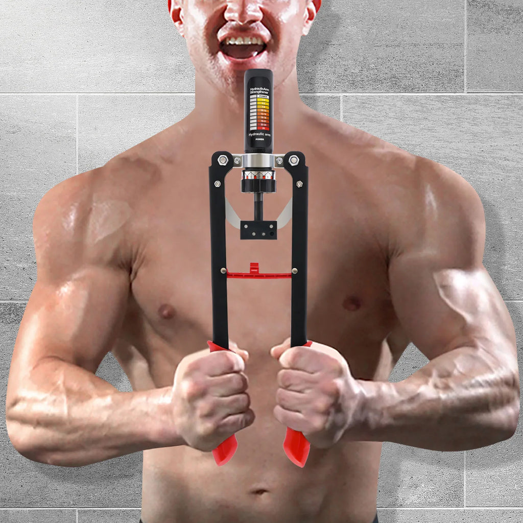 New Hydraulic Power Twister Spin Button Arm Blaster Forearm Workout Equipment 25 Gears Adjustable for Strength Training