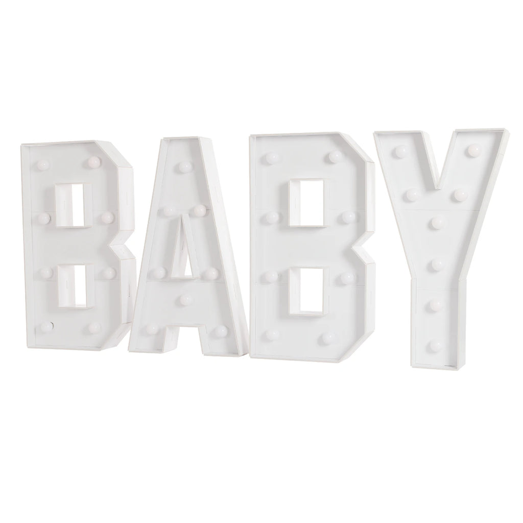 Light Up Letters Party Decoration Led Letter Lights Led Letter Light White For Baby Birthdays, Baby Showers, New Year, Family