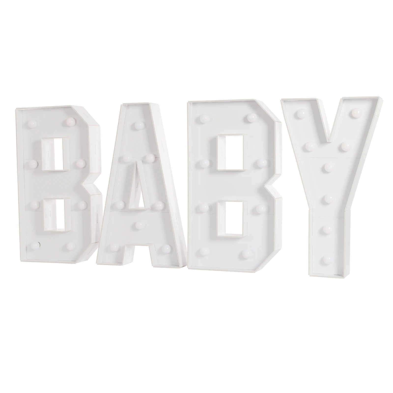 Light Up Letters Party Decoration Led Letter Lights Led Letter Light White For Baby Birthdays, Baby Showers, New Year, Family