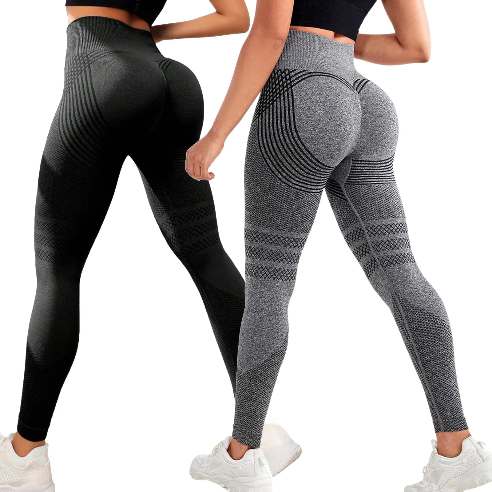3d Compression Leggings Bodycon Cellulite Slimming Leggings Women High Waist Seamless Push Up Opaque Sport Gym Sport Leggins