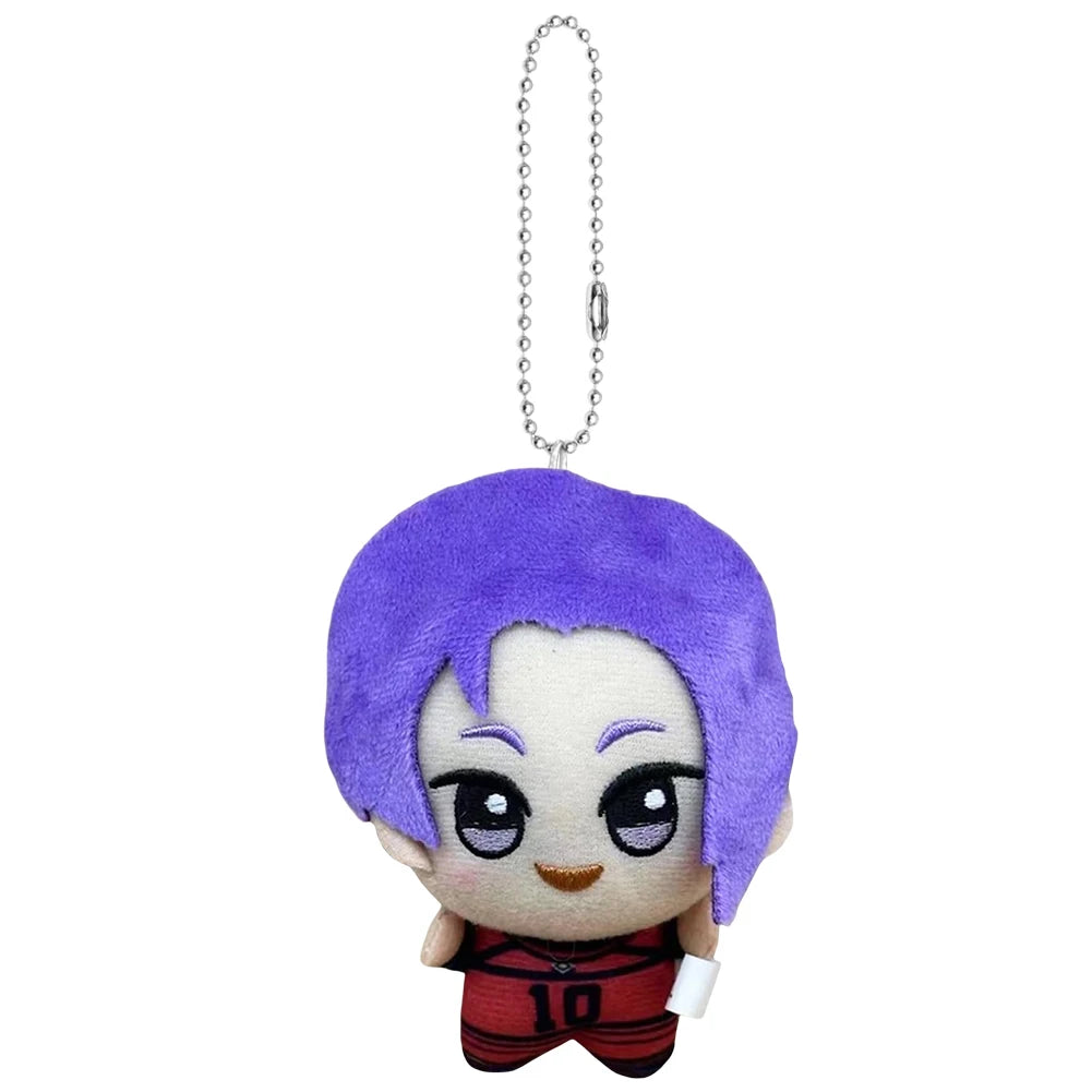 11cm Blue Lock Plush Toy Pendant Seishiro Nagi Isagi Yoichi Chigiri Bachira Meguru Mikage Reo Rin Itoshi Backpack Keychain Gift