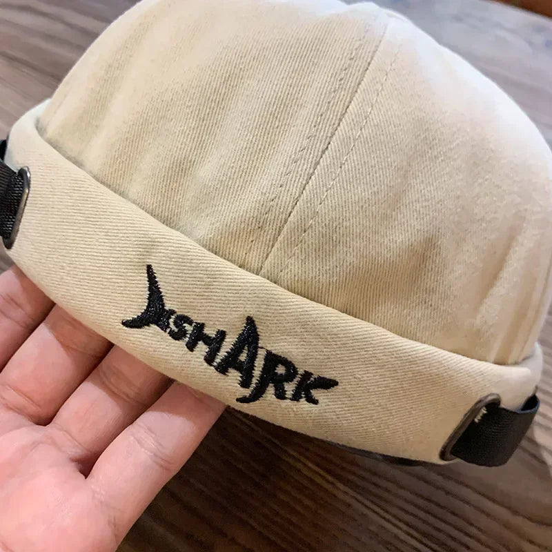 1 Pcs Solid Color Adjustable Brimless Fashion Men Beanie No Visor Spring Autumn Unisex Outdoor Beret Melon Cap Hats