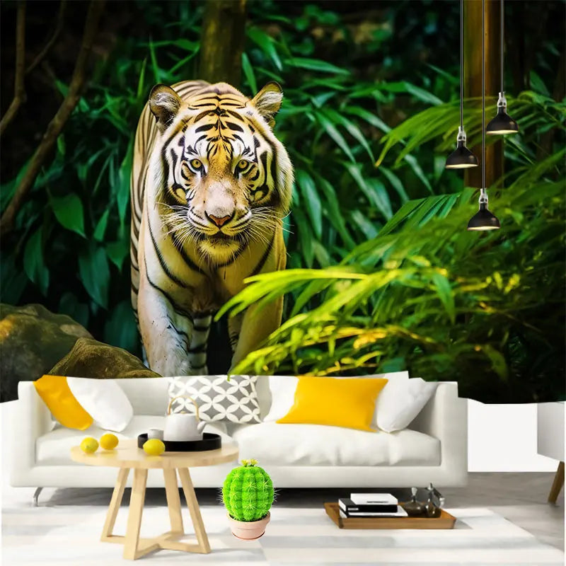 Animal Leopard Waterfall Tapestry Wall Art Floral  Wall Hanging Home House  Bedroom Decor For 2023 Tapiz Y2k Arazzi