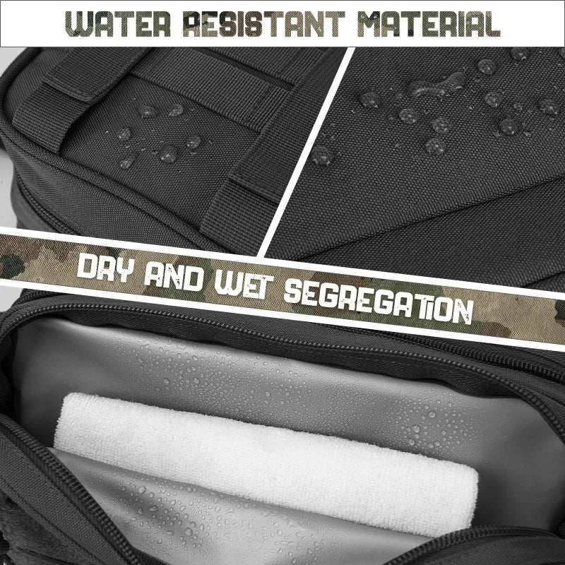 Toiletry Bag For Men Hygiene Bag Mens Shaving Kit Travel shower Bag Waist BackpackTool Molle Pouches Small Dopp Kit belt bag