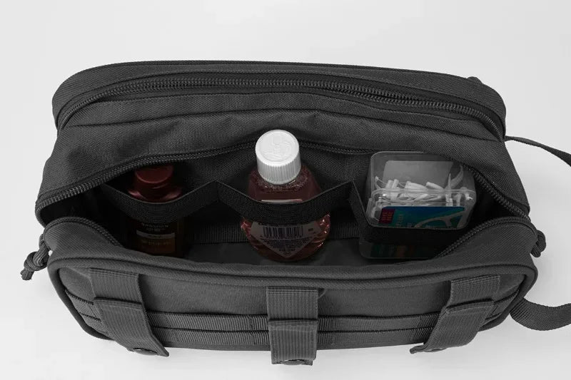 Toiletry Bag For Men Hygiene Bag Mens Shaving Kit Travel shower Bag Waist BackpackTool Molle Pouches Small Dopp Kit belt bag