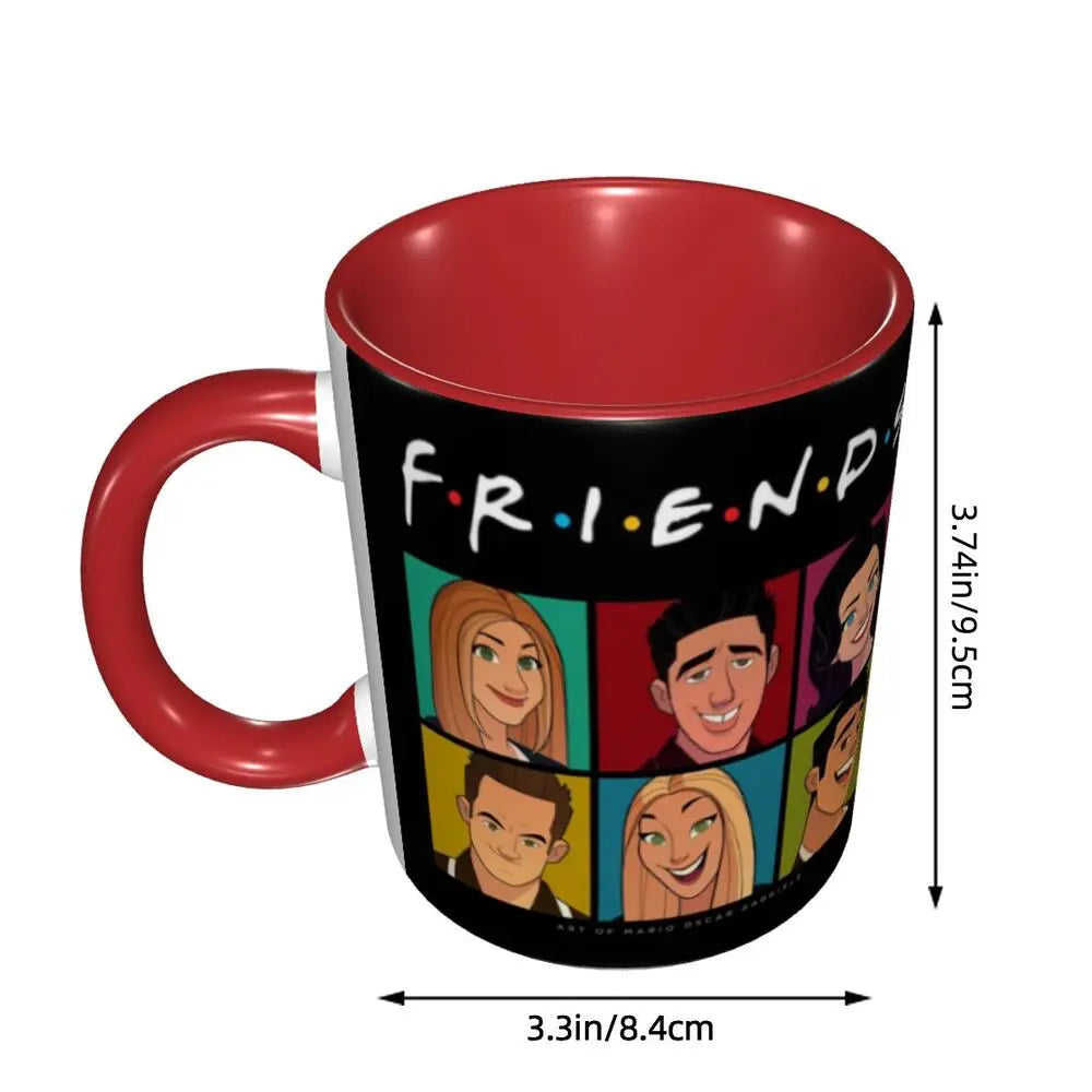 Classic Friends TV Show Coffee Mugs DIY Personalized Ceramic Mug Creative Gift