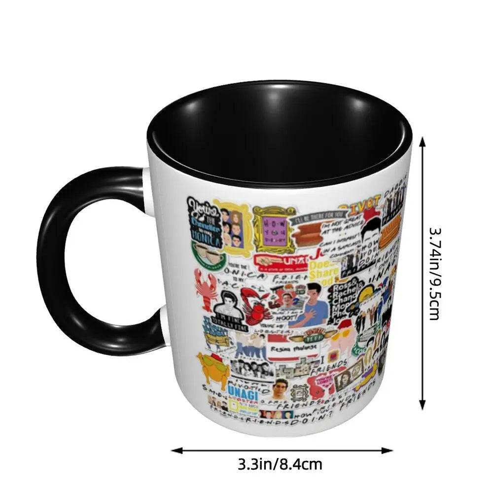 Classic Friends TV Show Coffee Mugs DIY Personalized Ceramic Mug Creative Gift