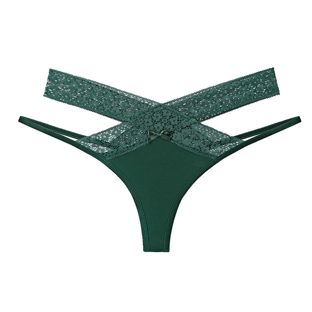 Underwear For Women Thong Women Sexy Floral Lace Mesh Panties Low Rise Hollow Out Transparent Plus Ropa Interor Para Mujeres
