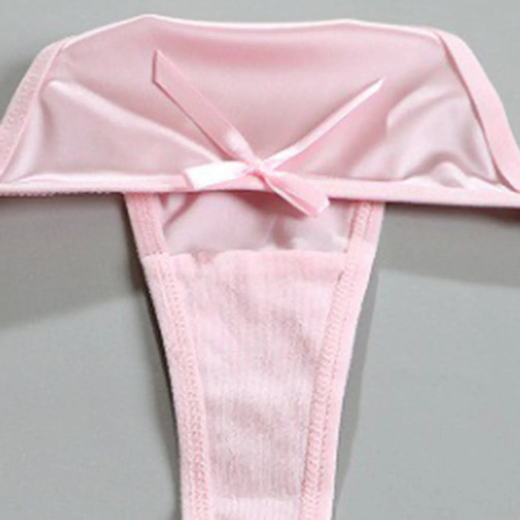 Low-Waisted T-Back Panty Ladies Thong Sexy Underwear Adjustable Thin Strap Seamless Thong For Women Pure Desire Erotic Lingerie