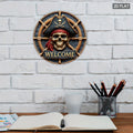 Round logo, wall decoration, suitable for home, bar, seasonal decoration, 2D flat, perfect for room decoration