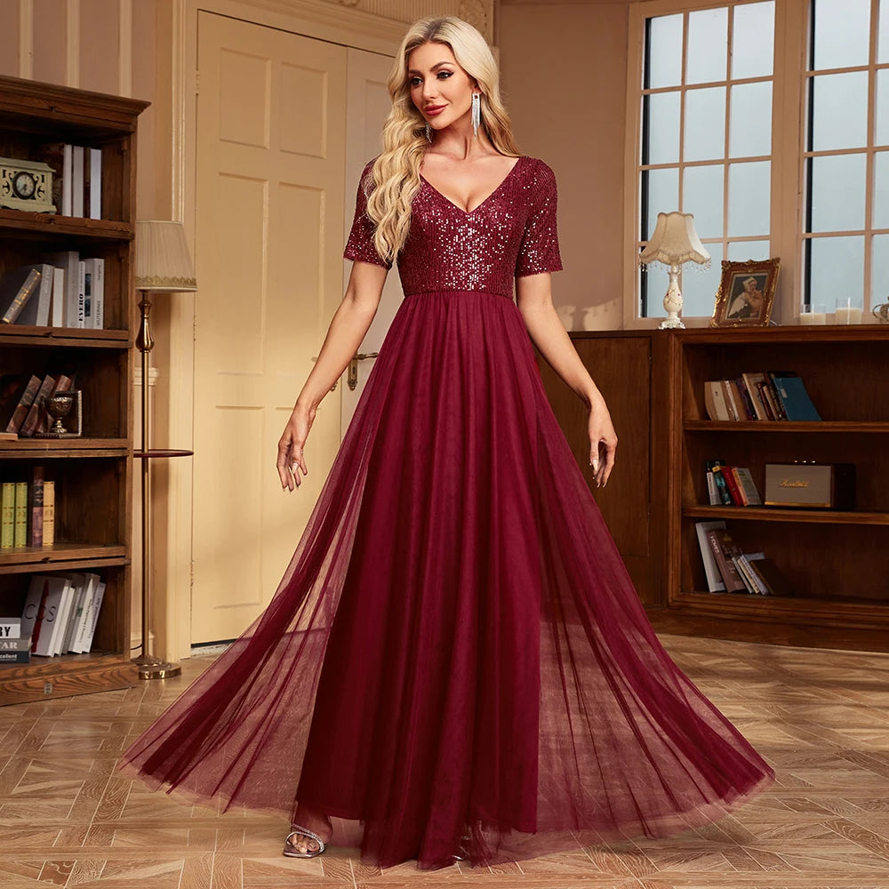 2025 XUCTHHC Big Discount Clearance Brand Lowest Price Evening Dresses Long Birthday Party Dress For Women