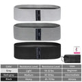 Glute Thigh Elastic Workout Bands Fabric Resistance Hip Booty Bands Squat Circle Stretch Fitness Strips Loops Yoga Gym Equipment