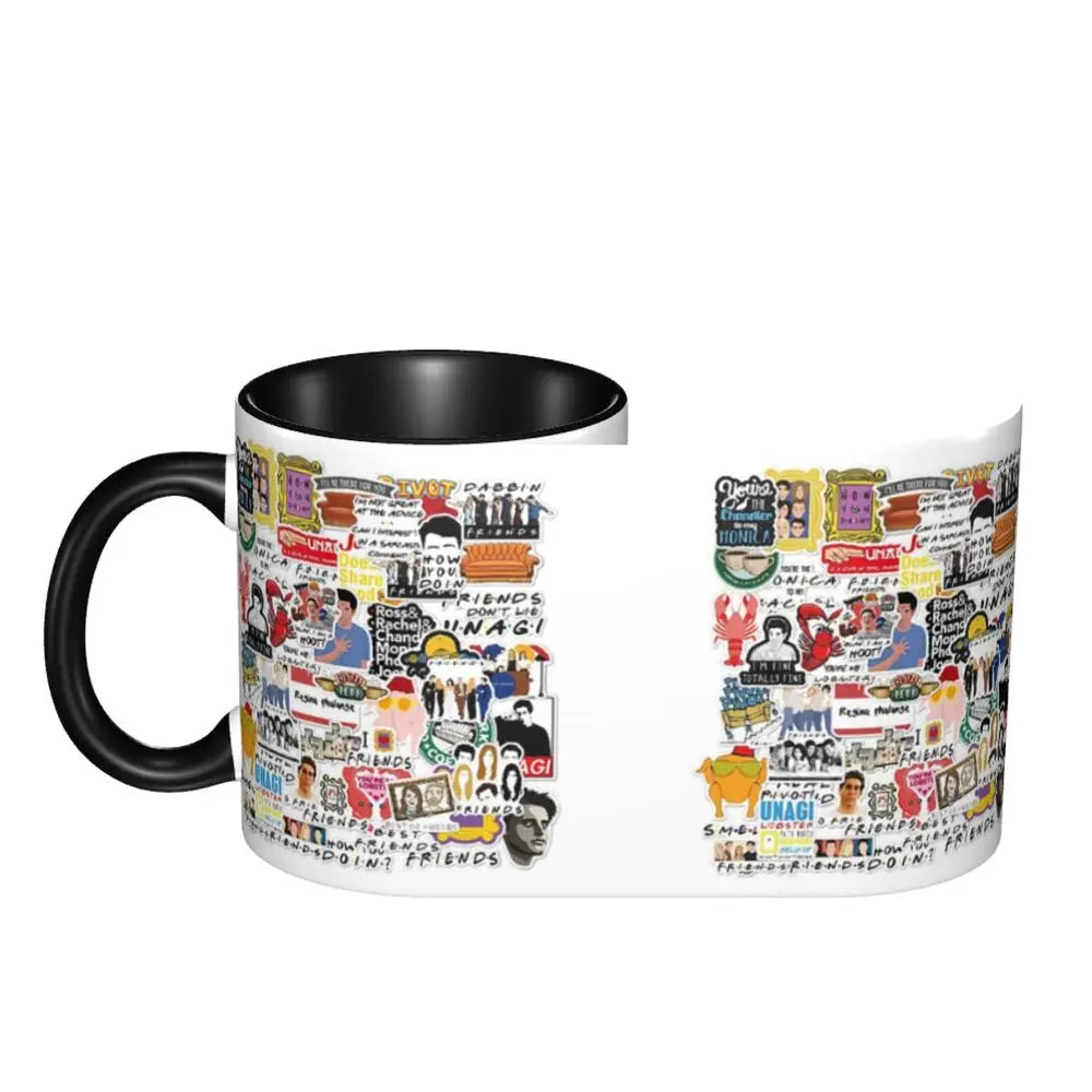 Classic Friends TV Show Coffee Mugs DIY Personalized Ceramic Mug Creative Gift