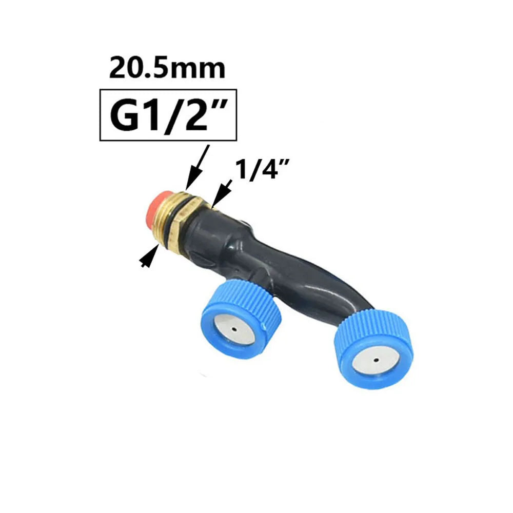 Agricultural Atomizing Sprayer Mist Nozzle Single/Double/Three Nozzle Head Garden Lawn Irrigation Pesticide Spraying Sprinkler