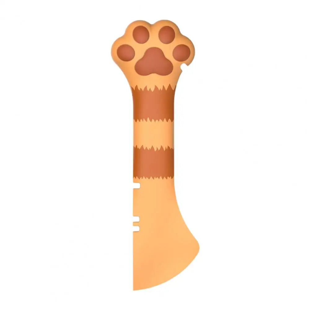 Pet Canned Spoon Adorable Lovely Paw Design Silicone Cat Food Can Lid Cover Spoon Jar Opener Puppy Feeding Food Scoop