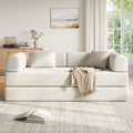 Convertible Floor Sofa Bed with Fixed-Shape Frame,  5-in-1 DIY Combination Modular Sofa,  for Living Room Bedroom Playroom
