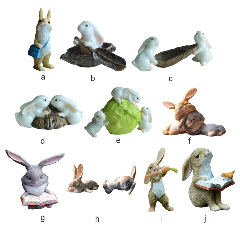 Resin Animal Shape Table Decor Portable Adorable Replacement Simulation Office Easter Ornament Decoration Gift Type