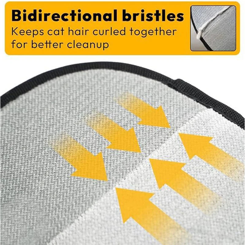 Pet Hair Removal Tool Reusable Static Removal Gloves, Double-Sided Grooming Gloves for Pets, Removes Pet Fur Hair for Carpets