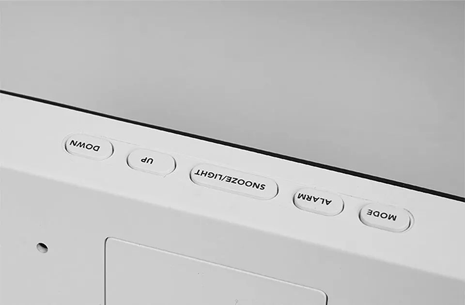 Digital LED Alarm Clock Desktop Table Clock Night Light with Time Temperature Display Backlight Snooze Clock Modern Decor
