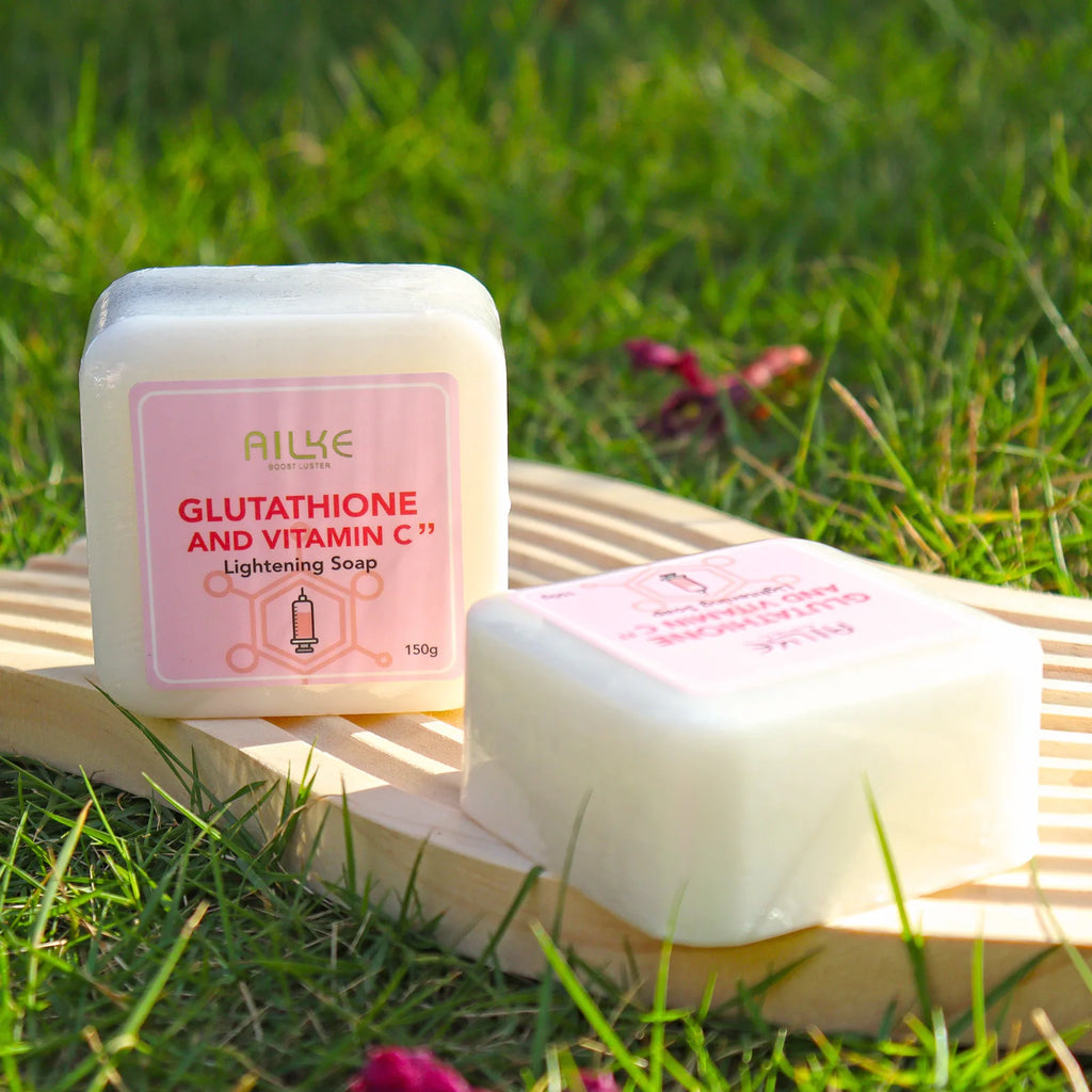 AILKE Whitening Remove Black Spots Facial Skin Care Lotion Moisturizing Cream Body Glutathion Vitamin C Black Skin Face New Set