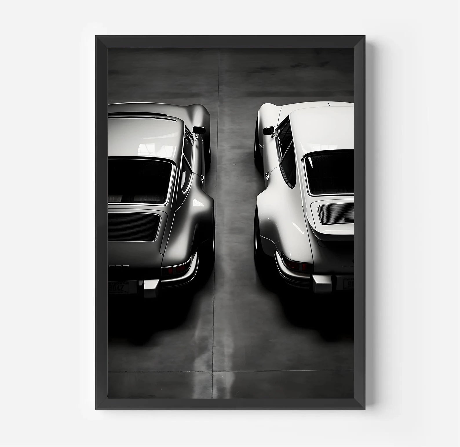Retro Luxury Car Canvas Wall Painting Poster Vintage Black and White Car Decoration Mural Modern Home Room Decor Birthday Gift