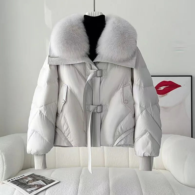 2025 Fashion  Winter New Down Cotton Jacket Women's Cotton-Padded Thicken Warm Parkas Short Coat Female Casual Ladies Overwear