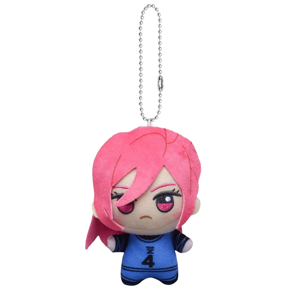 11cm Blue Lock Plush Toy Pendant Seishiro Nagi Isagi Yoichi Chigiri Bachira Meguru Mikage Reo Rin Itoshi Backpack Keychain Gift