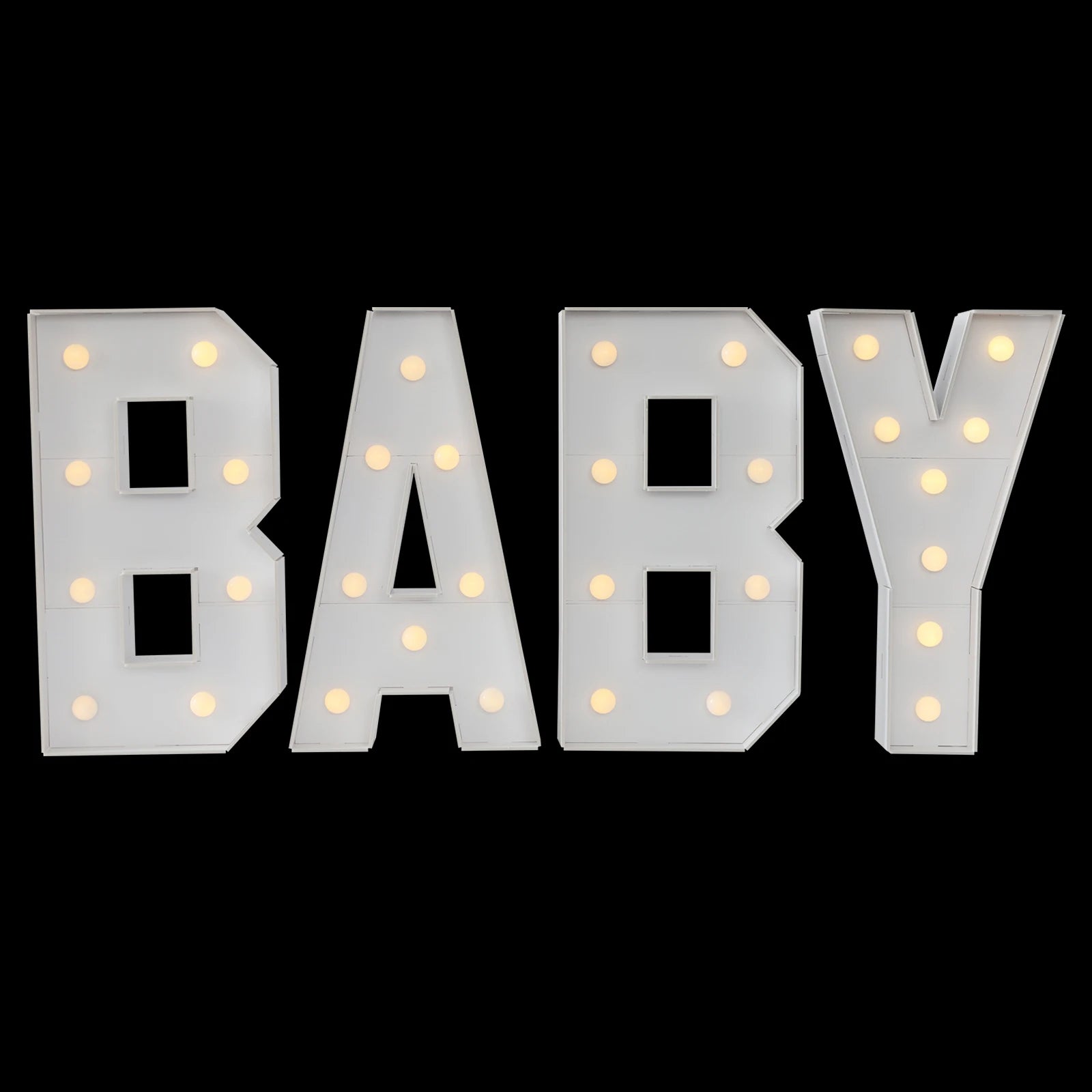 Light Up Letters Party Decoration Led Letter Lights Led Letter Light White For Baby Birthdays, Baby Showers, New Year, Family