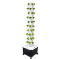 Vertical Hydroponic Garden Tower 10-layer Hydroponic Vegetable Planting Towers 50 Slots High-Rise Building Gardening Towers