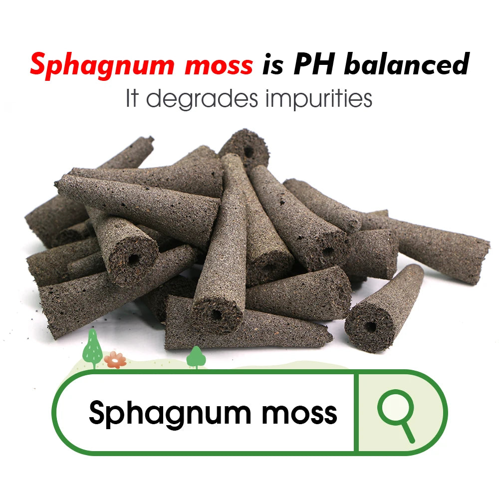 Garden Hydroponic Growing Sponges for Seed Starter Pods Plants Germinate Seedling Container Replacement Rooting Planting Sponge