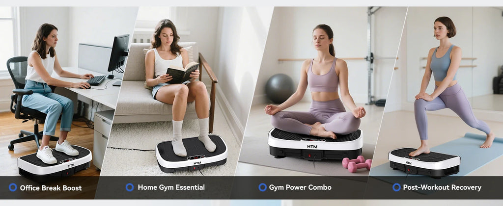 Vibration Plate Fat Burning Fitness Platform Whole Body 120 Levels Home Gym Equipment Weight Loss Muscle Relax Exercise Board