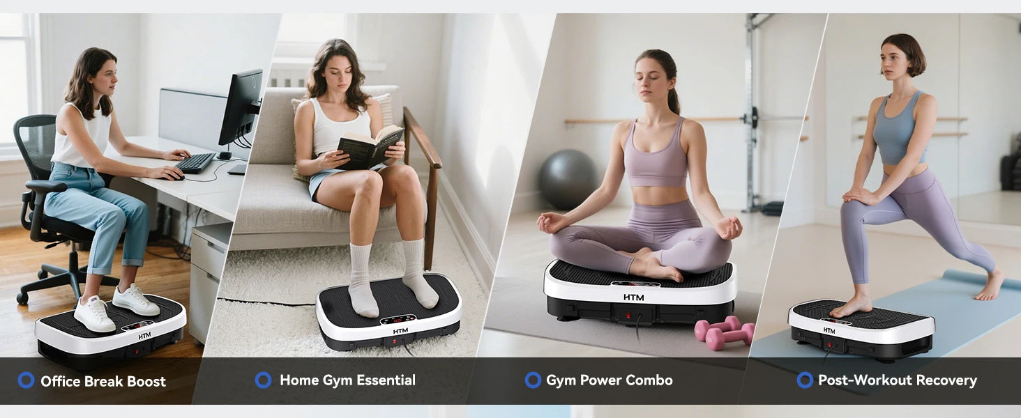 Vibration Plate Fat Burning Fitness Platform Whole Body 120 Levels Home Gym Equipment Weight Loss Muscle Relax Exercise Board