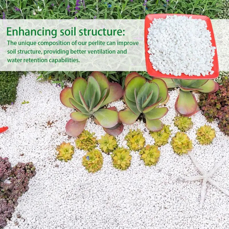 Perlite Bulk For Gardening Horticultural Potting Soil Perlite Lightweight Texture Planting Tool For Hydroponics Container
