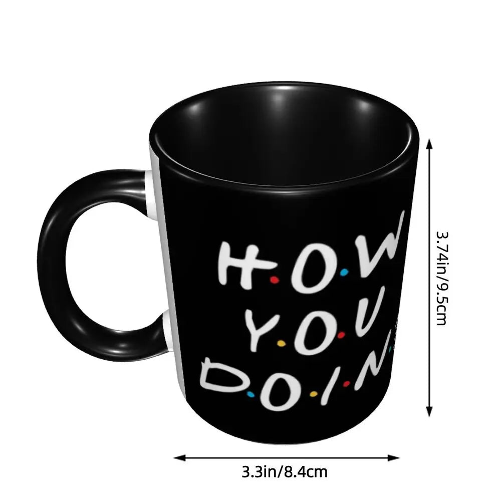 Classic Friends TV Show Coffee Mugs DIY Personalized Ceramic Mug Creative Gift