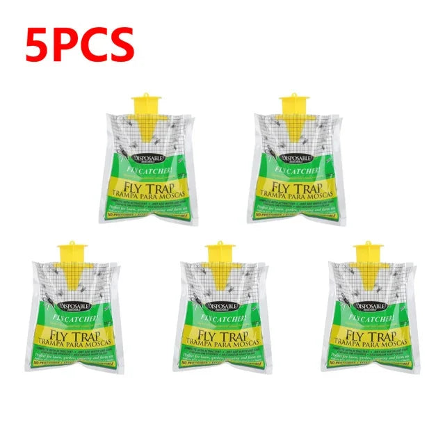 Catcher Bag Hanging Flies Flytrap Fly traps Pack Water-Soluble Disposable Non-Toxic Harmless For Household Garden Supplies