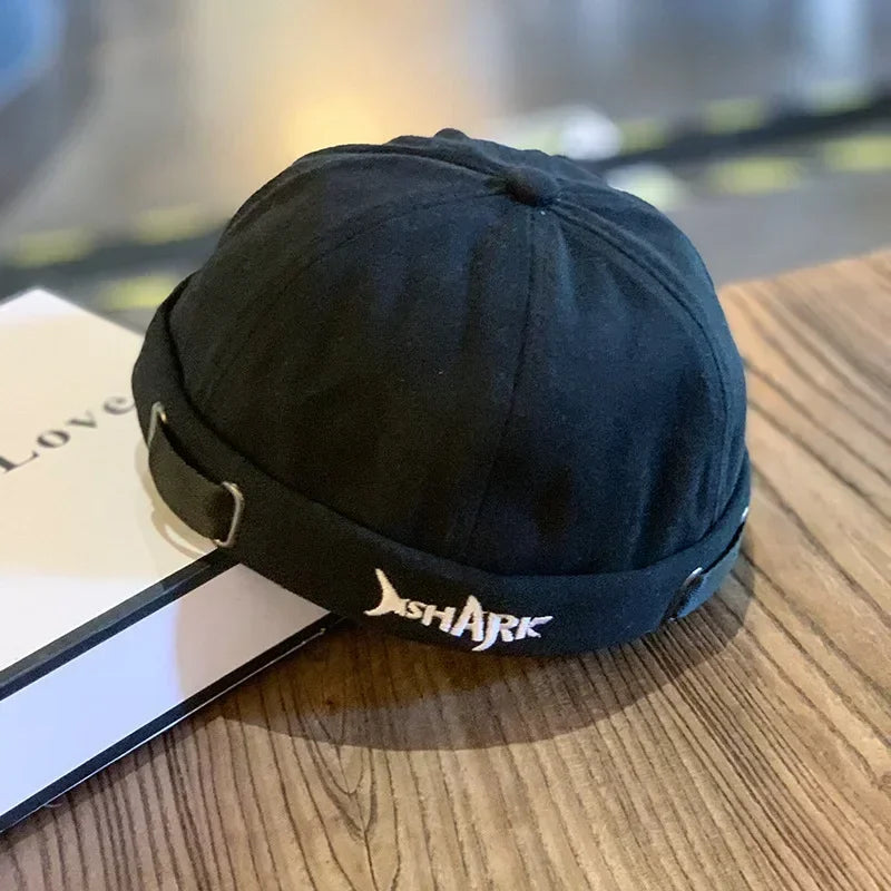 1 Pcs Solid Color Adjustable Brimless Fashion Men Beanie No Visor Spring Autumn Unisex Outdoor Beret Melon Cap Hats