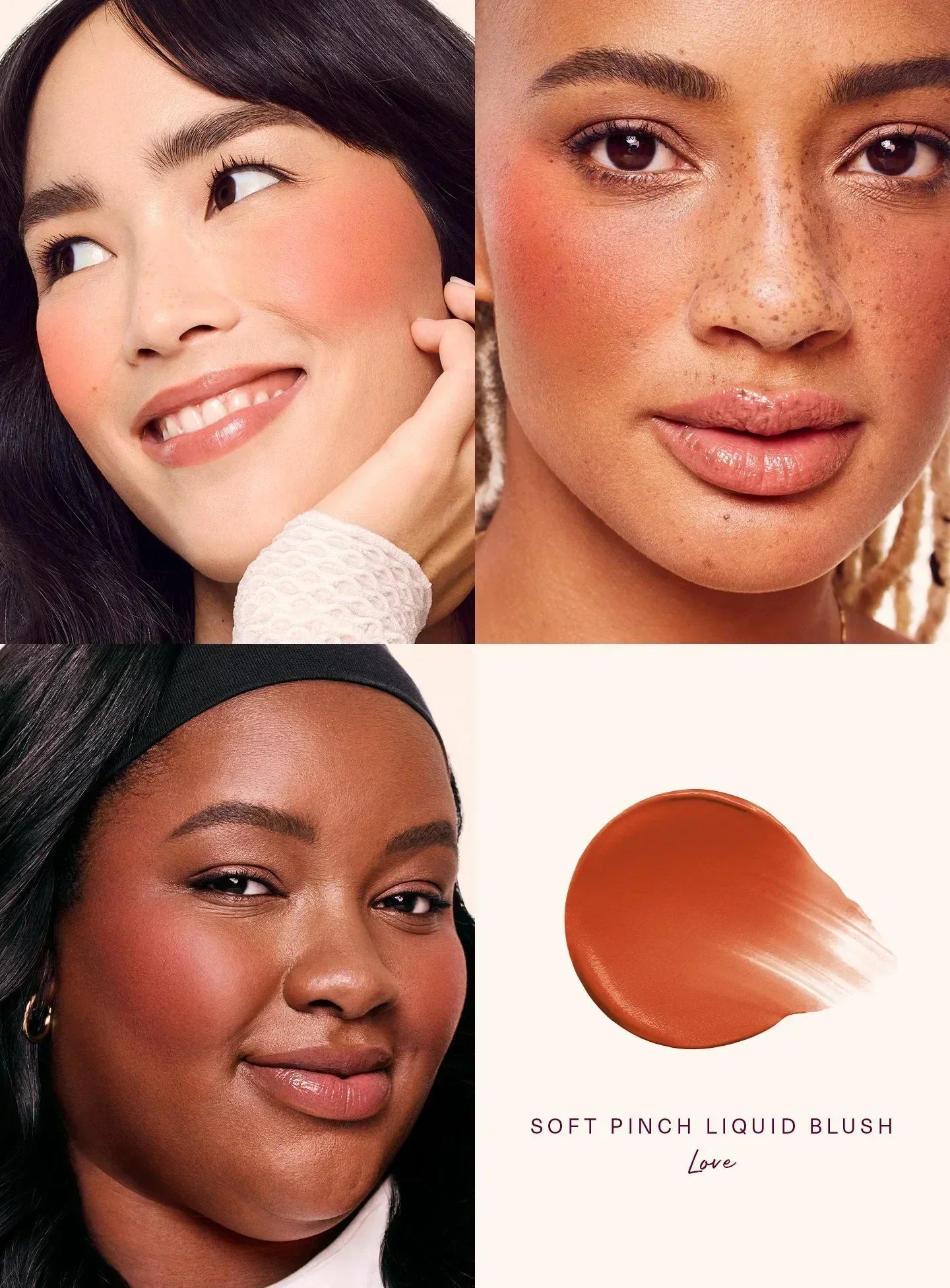 Rare Beauty Happy Hope Grace Faith Liquid Blusher Lasting Blusher Highlight Contouring Bronzer Liquid Lipstick Gloss Cosmetics