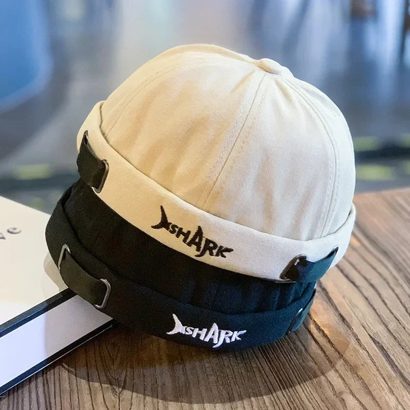 1 Pcs Solid Color Adjustable Brimless Fashion Men Beanie No Visor Spring Autumn Unisex Outdoor Beret Melon Cap Hats