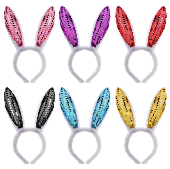 Easter Ear Headband Three Piece Set 6pcs