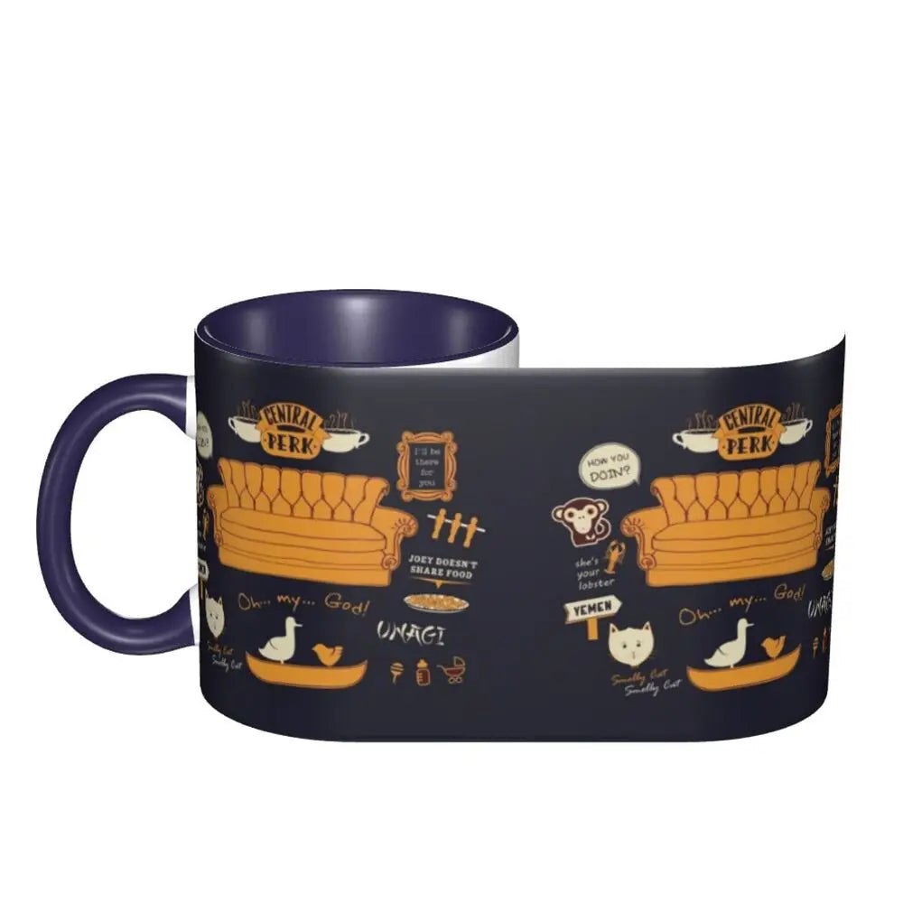 Classic Friends TV Show Coffee Mugs DIY Personalized Ceramic Mug Creative Gift