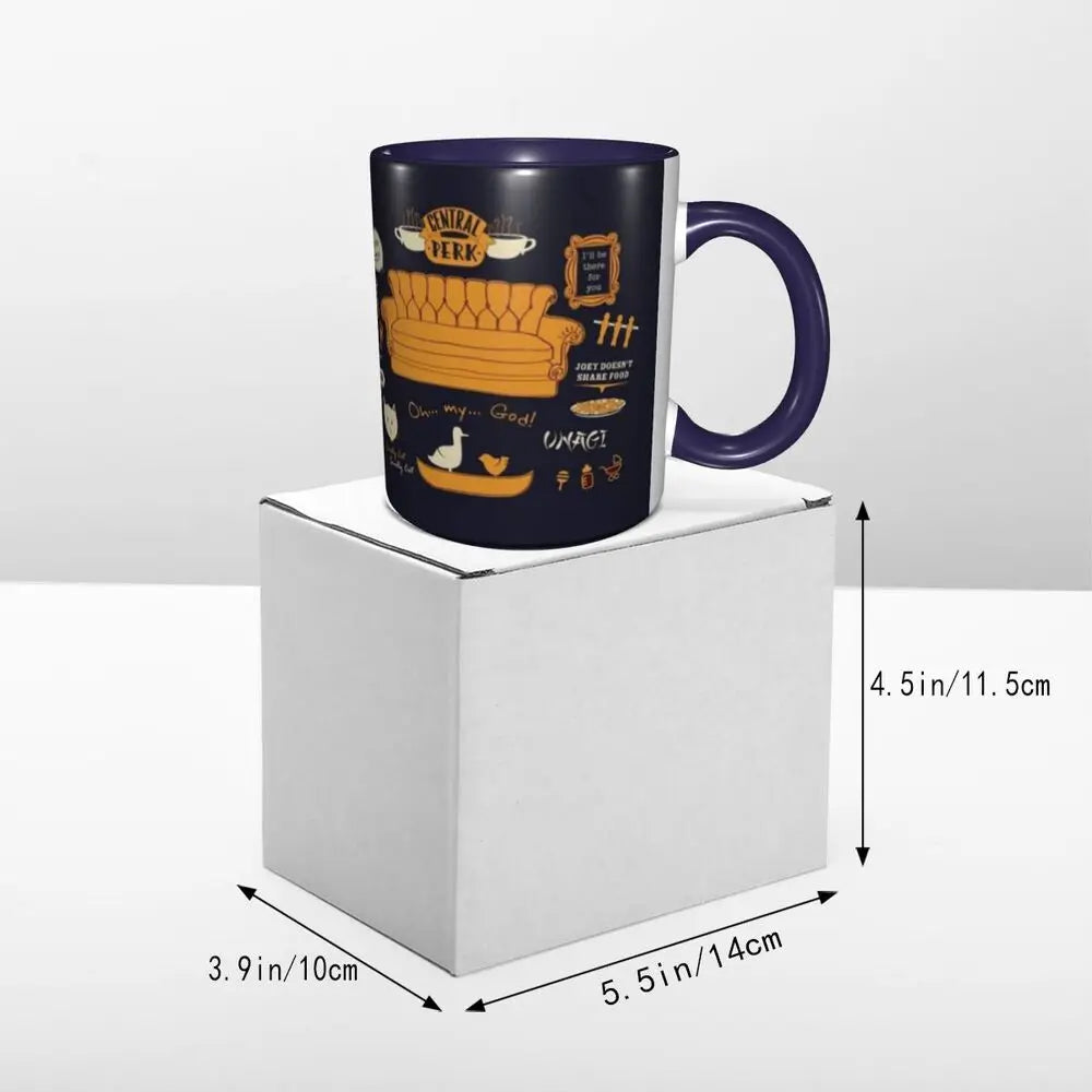 Classic Friends TV Show Coffee Mugs DIY Personalized Ceramic Mug Creative Gift