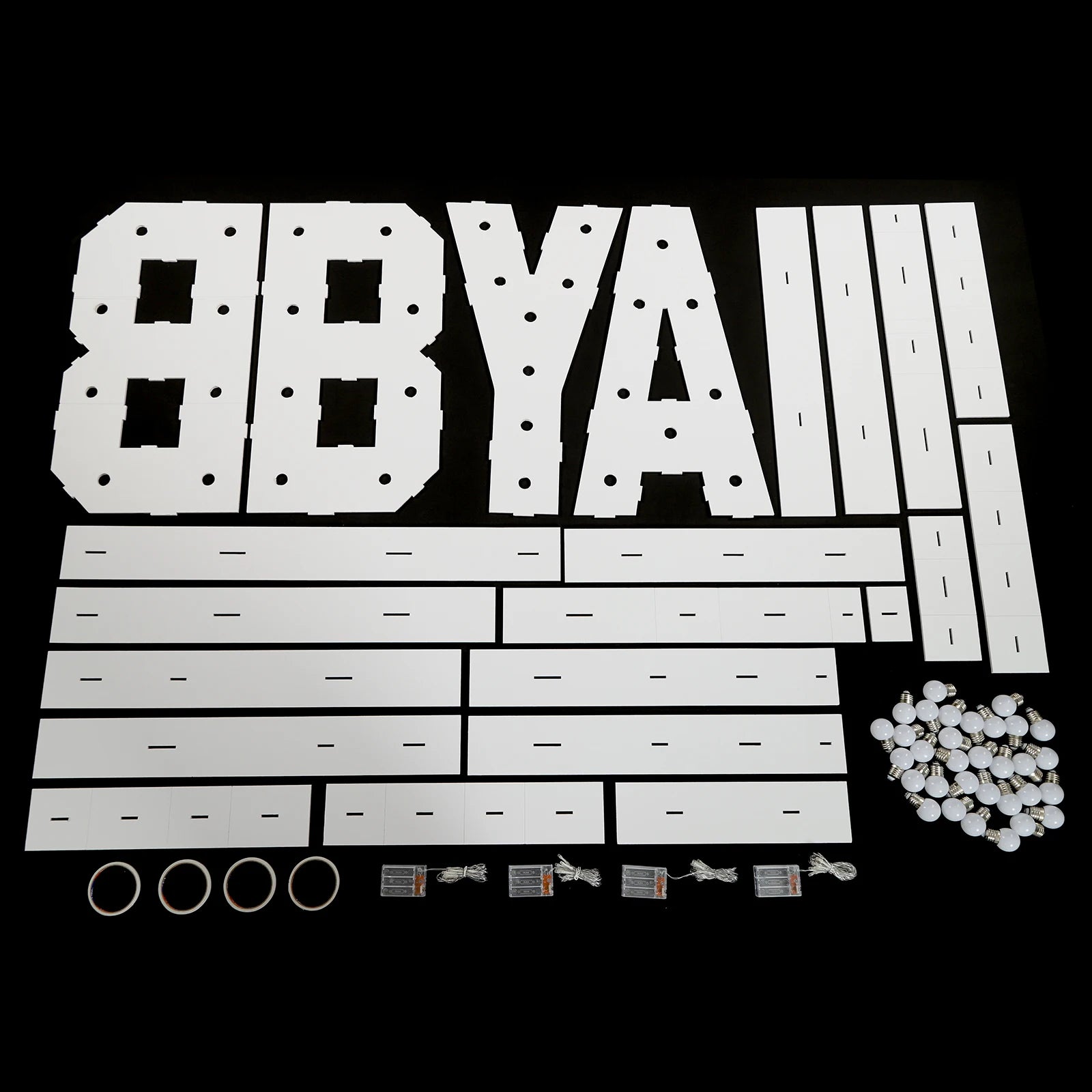 Light Up Letters Party Decoration Led Letter Lights Led Letter Light White For Baby Birthdays, Baby Showers, New Year, Family