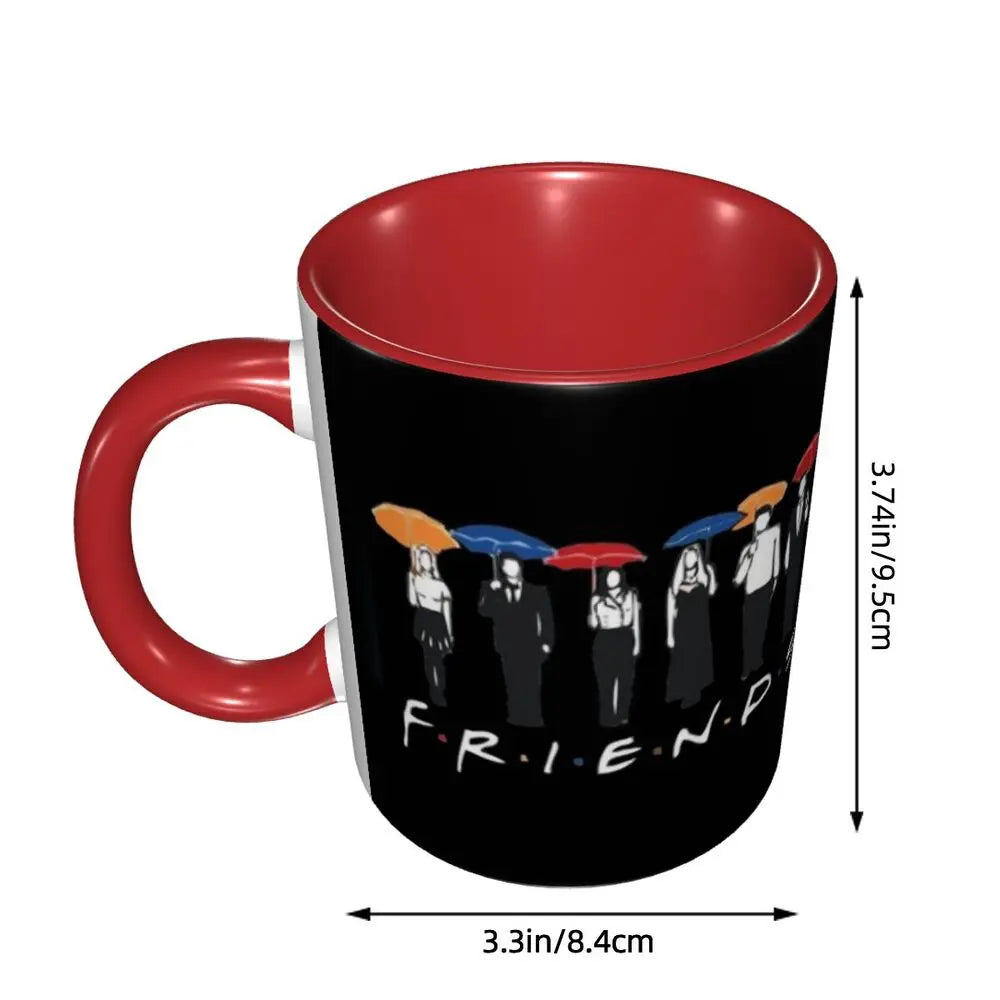 Classic Friends TV Show Coffee Mugs DIY Personalized Ceramic Mug Creative Gift