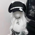 Women's Kawaii Hat Sweet Style New Fashion Cap Grey Dog Eared Cap Subculture Beret Cute Individualistic Embodying Otaku Culture