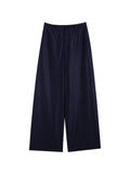 ZIQIAO 2025 Summer Women's Wide-Leg Textured Pants - Fluid Drape & Floor-Length Slimming Silhouette 25ZQ92271