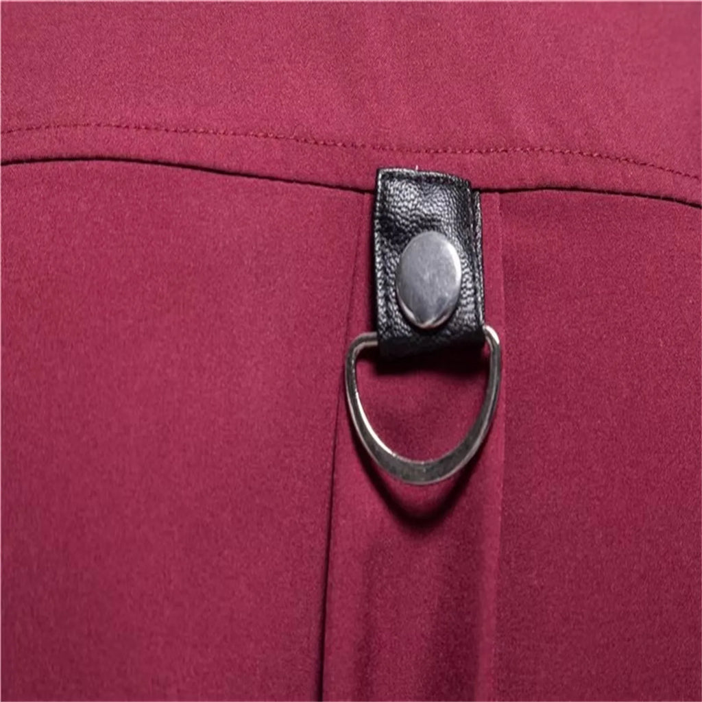 Men's Short Sleeved Shirt Costume Nightclub Cosplay Men's cotton shirt